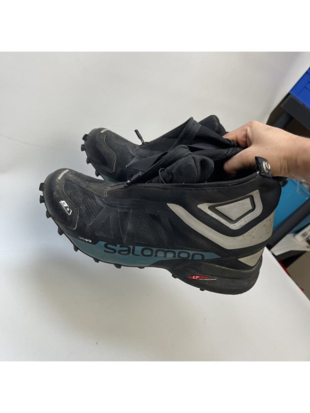 Salomon Snowcross 2 Running Shoes Mens 12 Blue Outdoor Athletic Trail Shoes Read - Picture 14 of 14